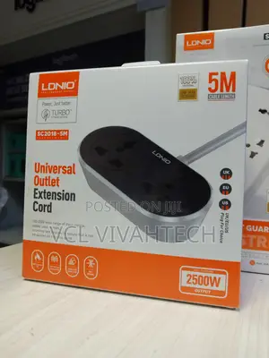 Ldnio 5m, 2 Ac Outlet Universal Standard 10a