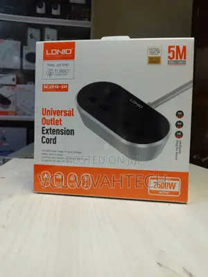 Ldnio Sc2018 5m Power Extension – 2 Universal Outlets