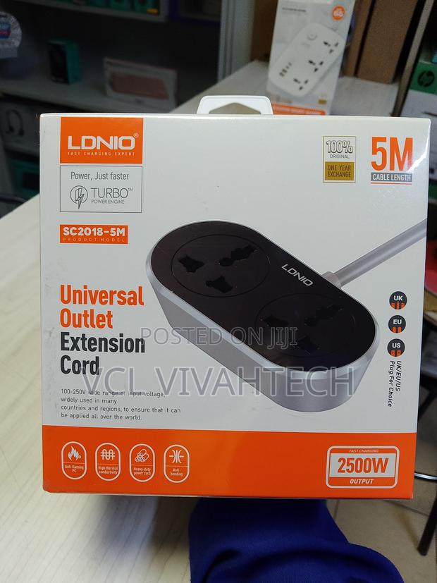 Ldnio 2 Ac Outlet Universal Extension Power Socket Sc2018 - main view