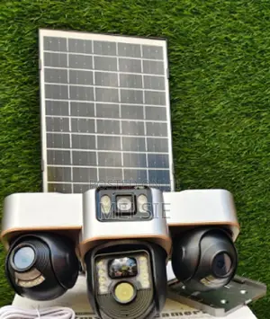 V380 4g Triple Lens Floodlight Solar PTZ Camera Solar Tripple Lens . .