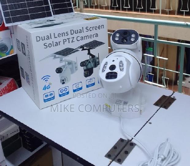 Ubox 6mp Utrahd Dual Lens 4g Sim Card Solar CCTV Camera - main view