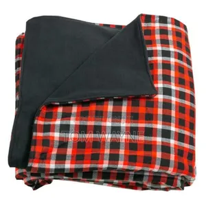 Branded Masai Blankets With a Fleece Inside