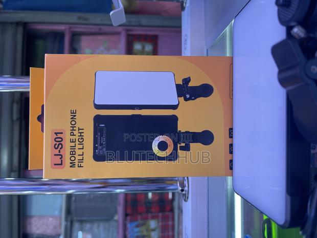 Lj-S01 Mobile Phone Fill Light – 10w, 3 Colors, 4000mah Battery