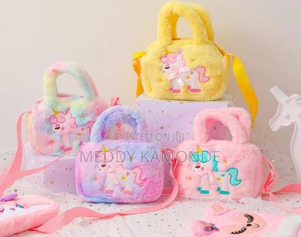 Kids Fur Sling Bag
