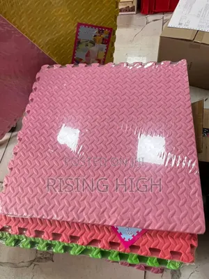  4pcs Eva Kids Play Mats – 60x60cm Soft Floor