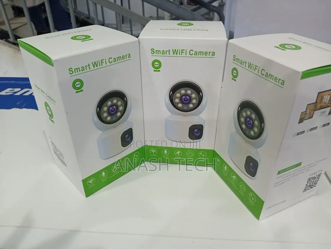 Dual Lens Dual Screen Wifi Ac V380 Baby Monitor CCTV Camera