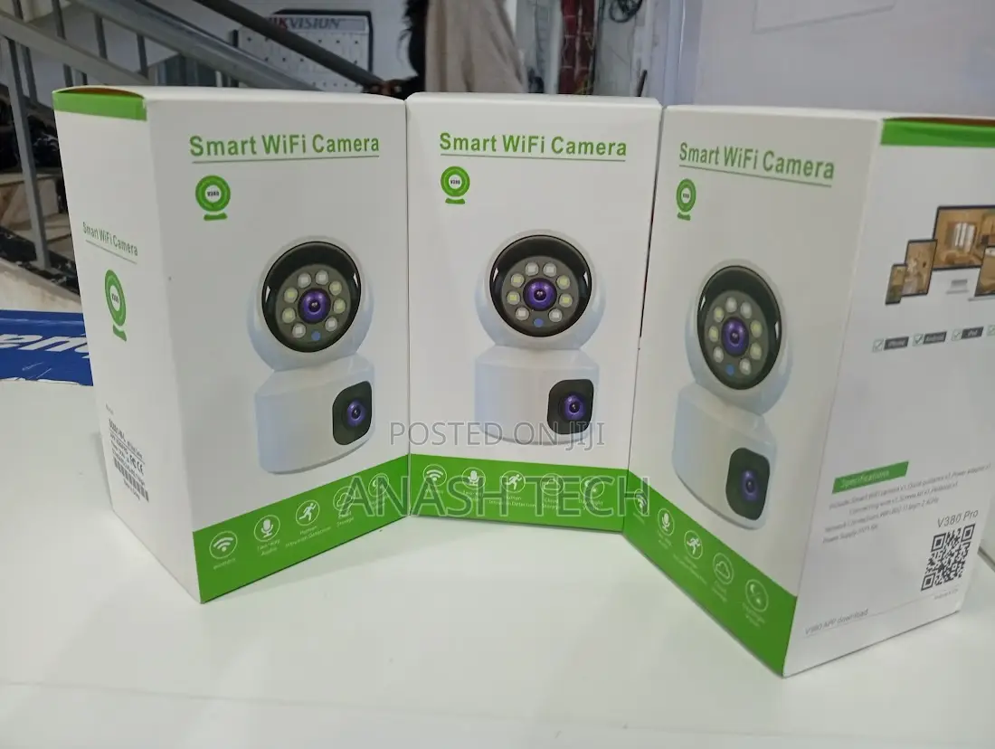 Humanoid Detection and Auto-Tracking Dual Lens Wifi CCTV Camera