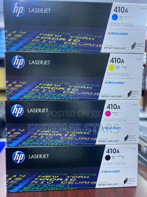 Hp Color Laserjet Pro Mfp M477fdn Toner Hp 410a Yield Above 2,300