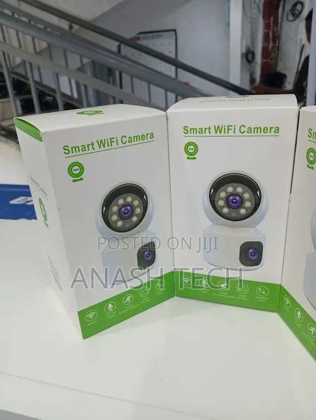 Dual Lens Mini Ip Camera 4mp Wifi Wireless Security CCTV Camera