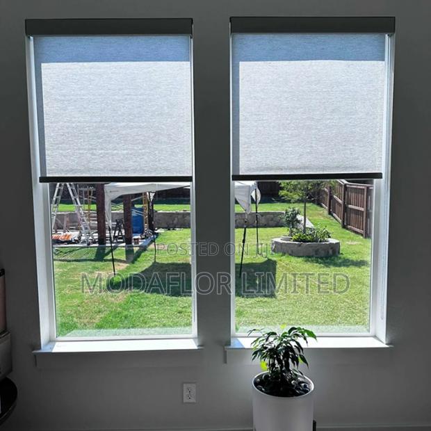 Energy-Efficient Sunscreen Roller Blinds – Reduce Heat Save Energy” - main view