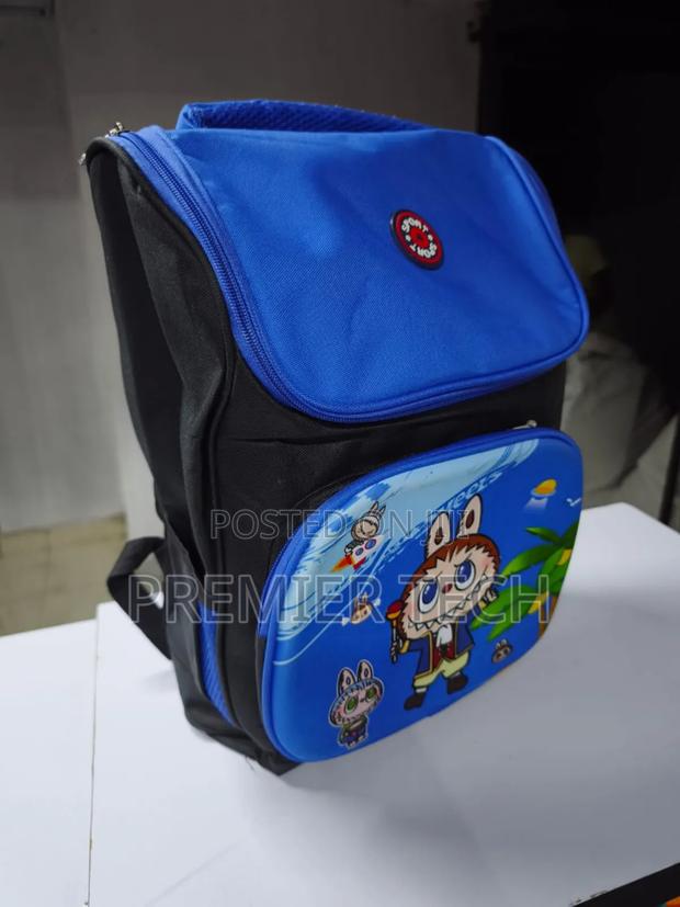 Cartoon Themed School Backpack - thumbnail 2