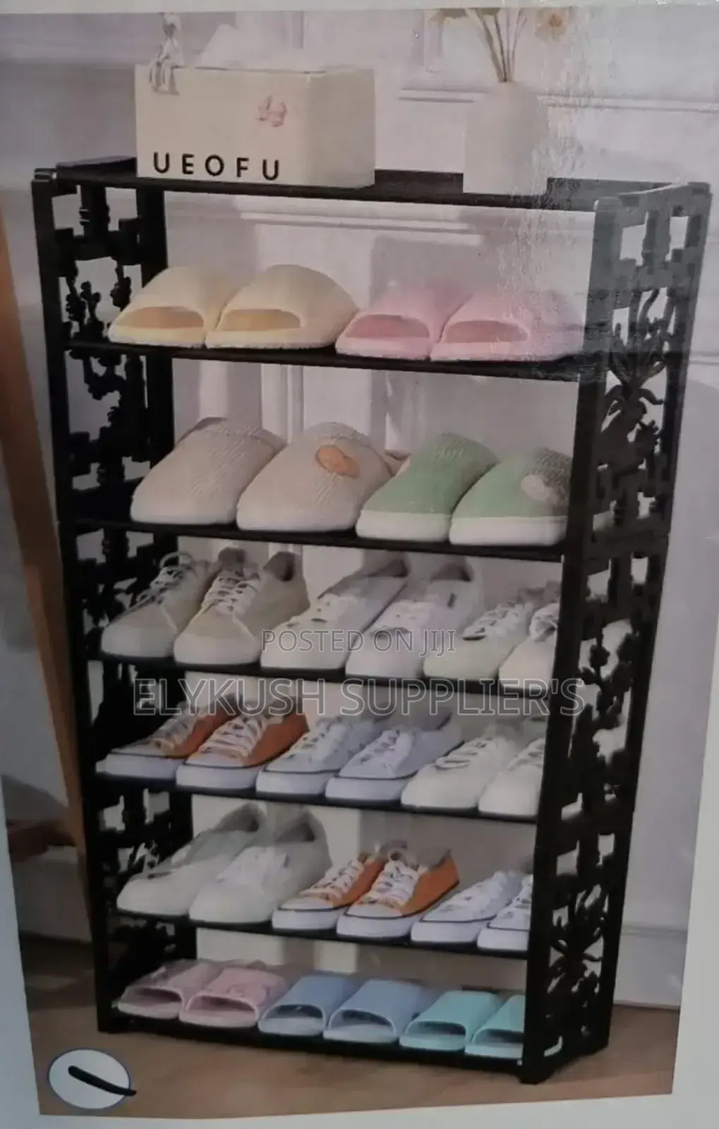 *7 Layer Nordic Wind Simple Multifunctional Rack Size 58x19x102cm