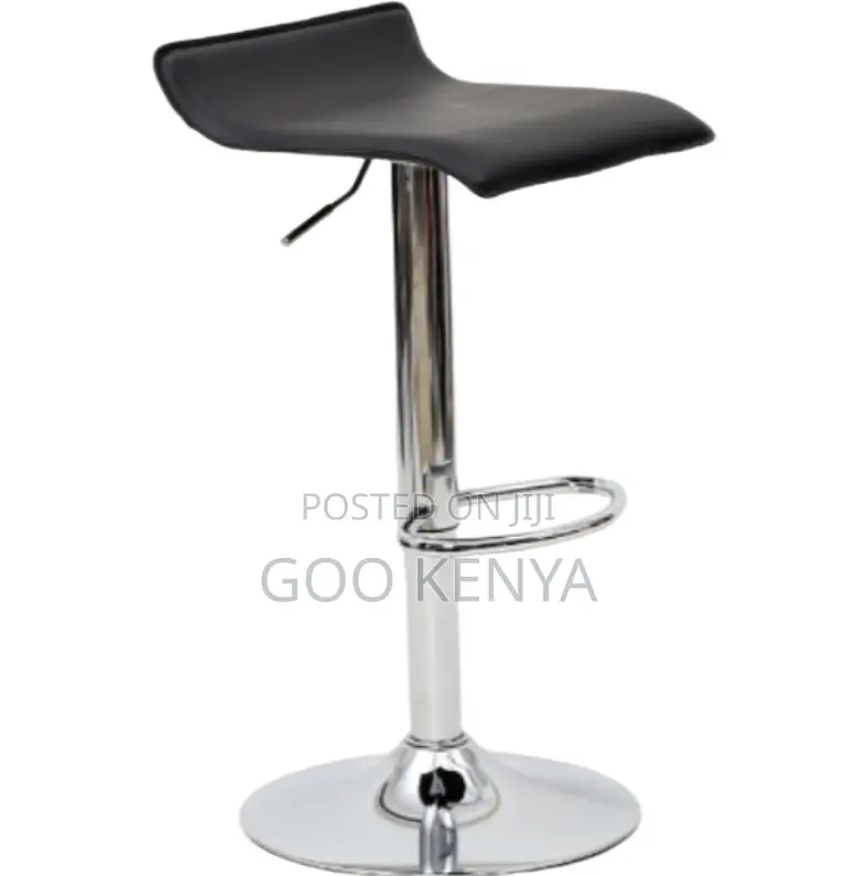 Home Bar Stool; Adjustable Backless Bar Chair With Footrest