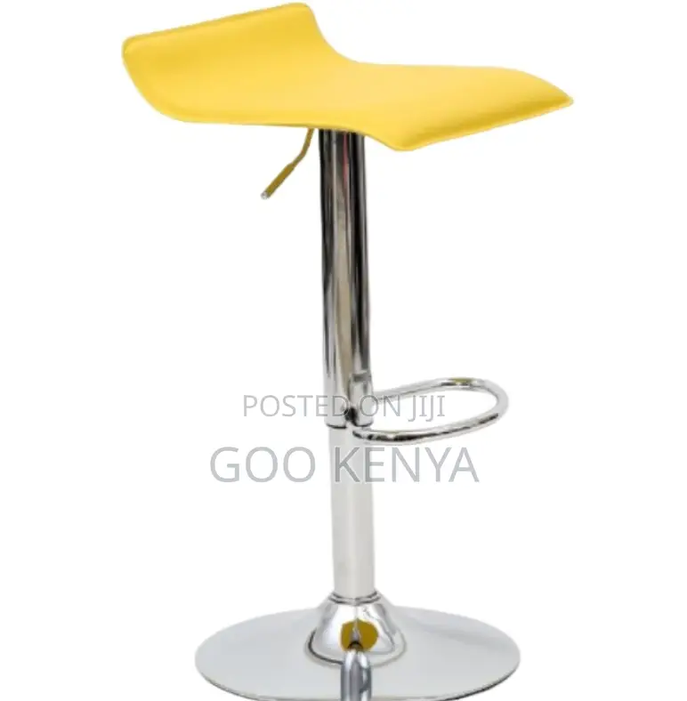 Home Bar Stool; Adjustable Backless Bar Chair With Footrest