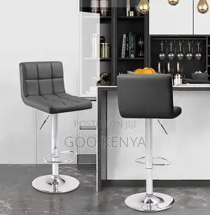 Home Counter Stool; Durable Adjustable Counter Stool With Footrest