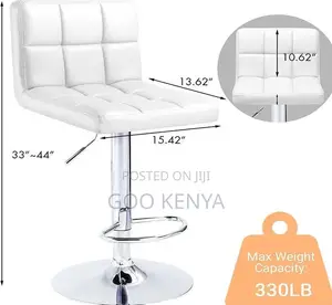 Home Counter Stool; Durable Adjustable Counter Stool With Footrest