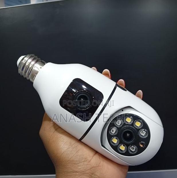 Clear Two-Way Audio Nanny Monitor Bulb Wifi Camera
