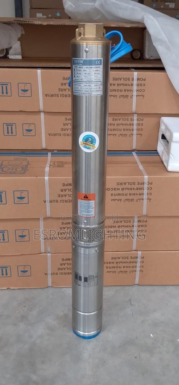 Doyin 2.2kw Solar Water Pump – Model 4sds7-185-240-2200ad -3hp - main view