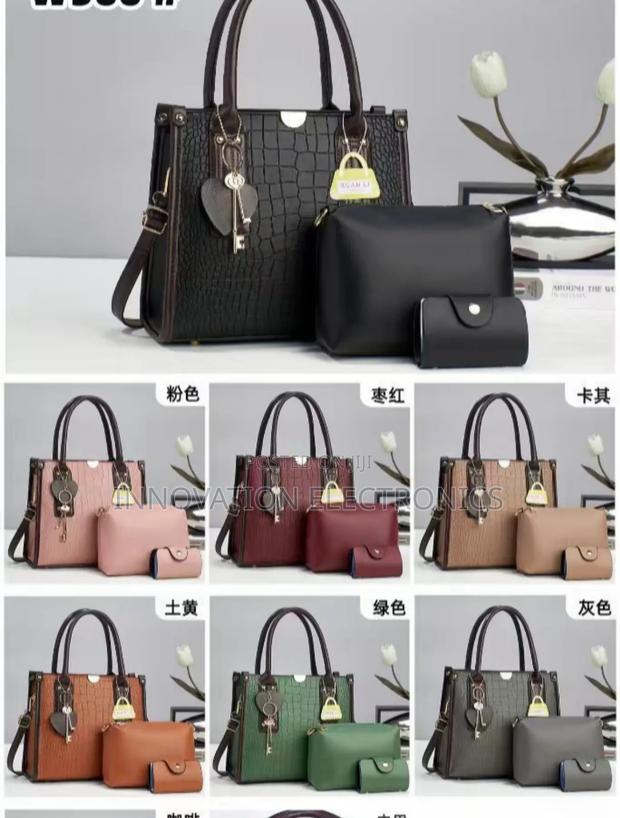 3 in 1 Fashion Hand Bags Available in Different Colours