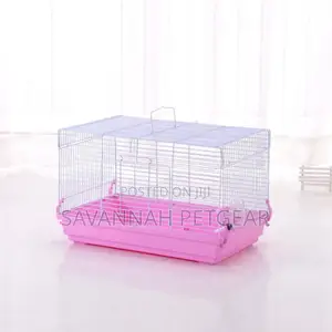 High Quality Metallic Hamster Cage With Play Wheel, Water Bottle ,Grid
