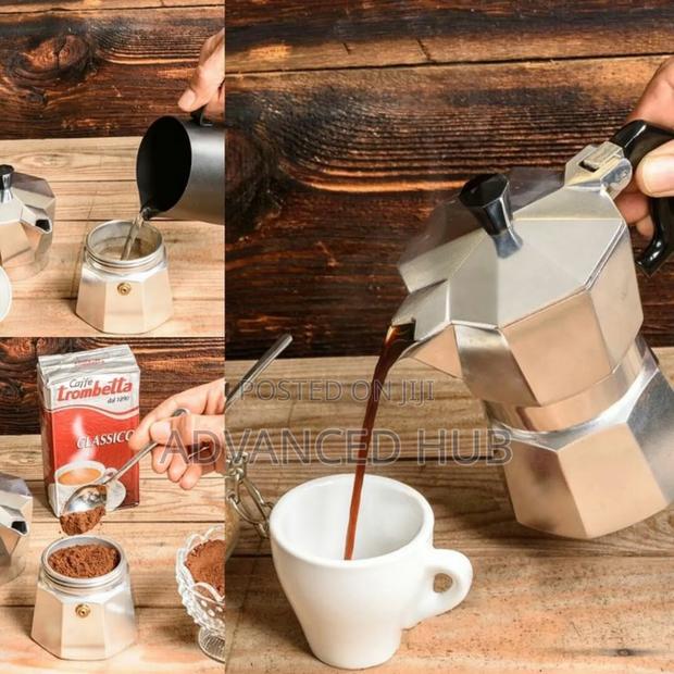 Aluminium Moka Coffee Pot 12tazze - thumbnail 8