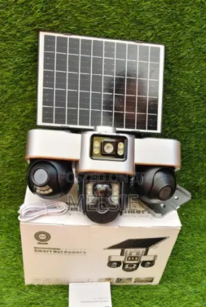 Solar Light Triple Lens 4g Camera PTZ 360 4g Solar Street