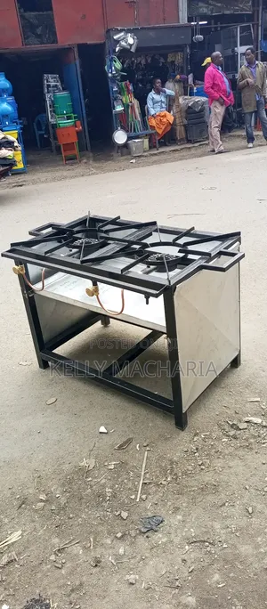 Stainless Steel Two Burner Gas
