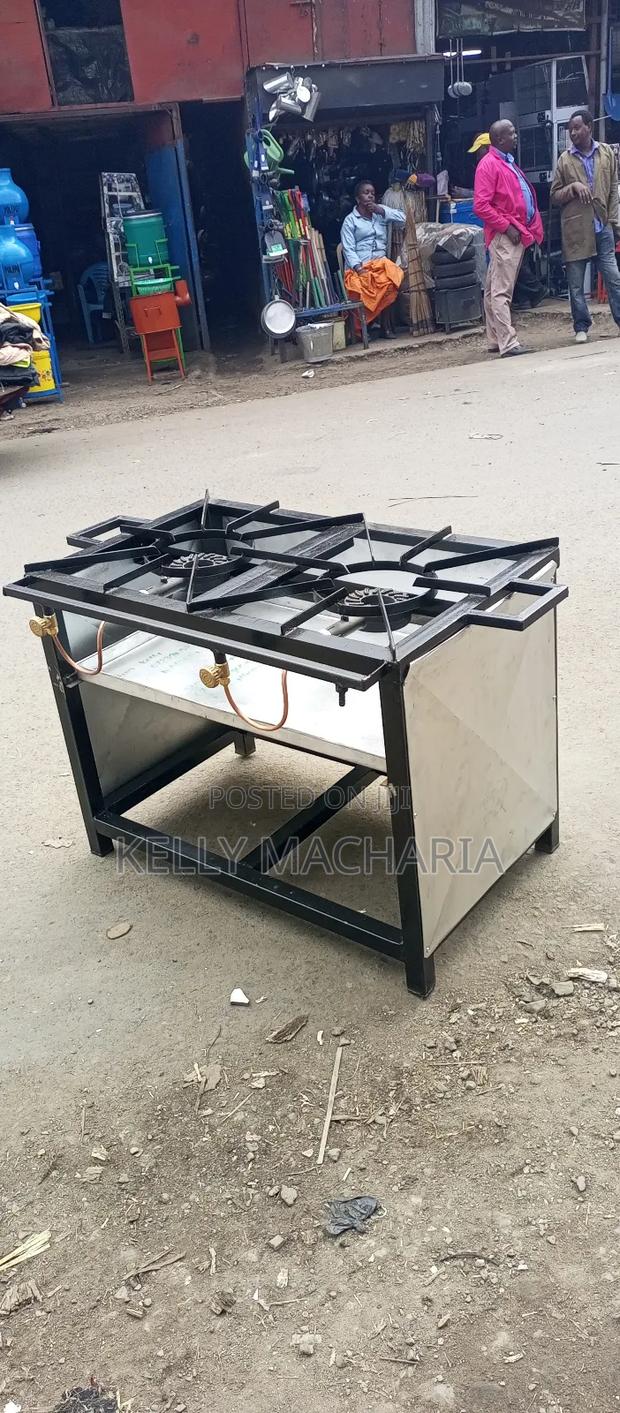 Stainless Steel Two Burner Gas - main view