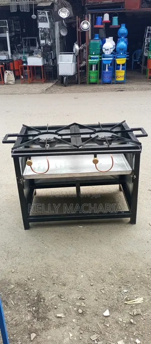 Stainless Steel Two Burner Gas
