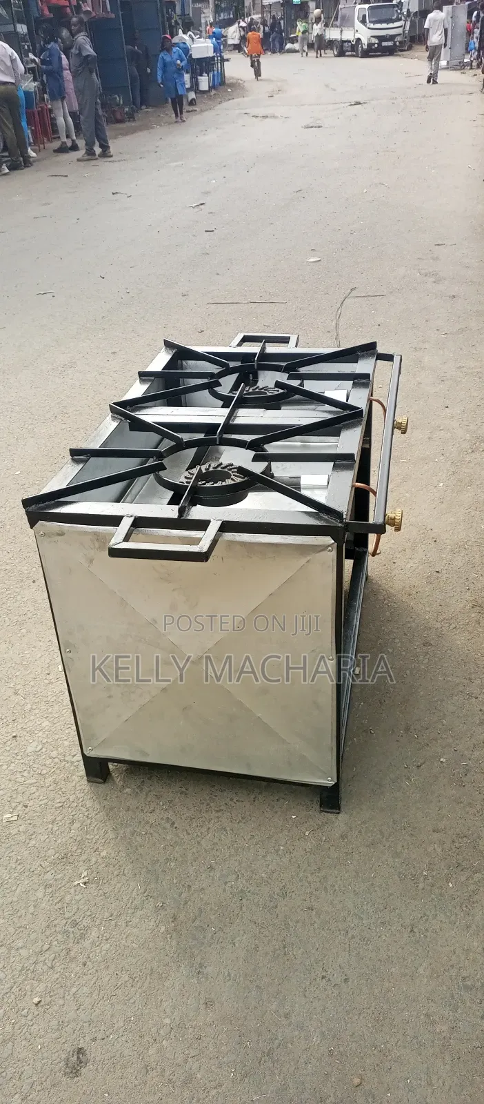 Stainless Steel Two Burner Gas