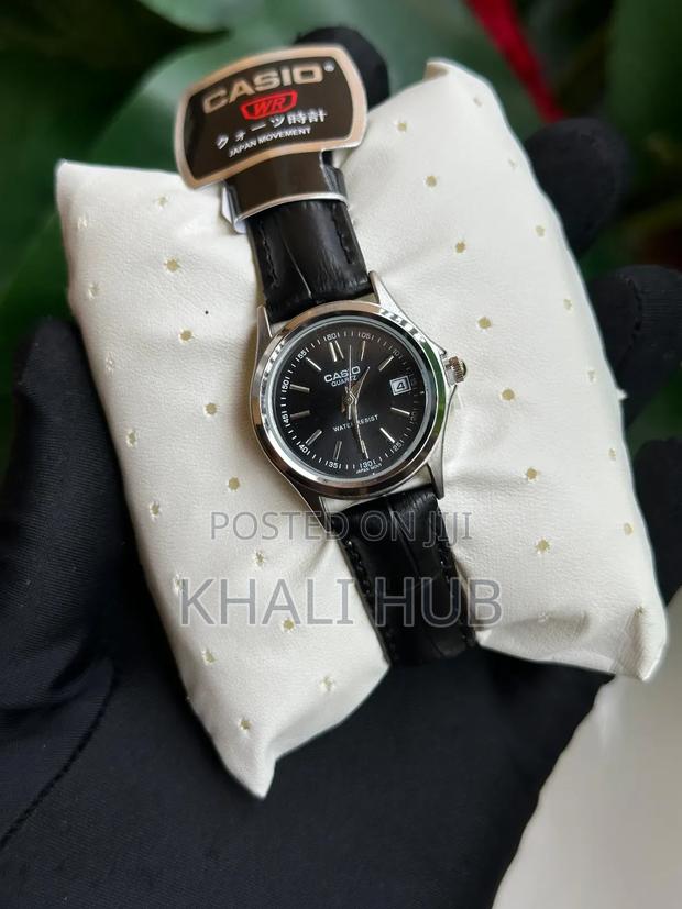 Ladies Casio Blac Watch Black Casio Ladies Watch