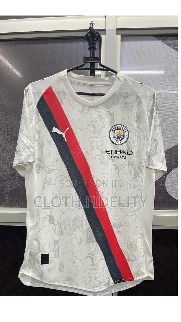 Manchester City Away Kit( Original White) Jersey