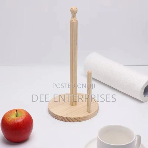 Bamboo Tissue Holder - main view