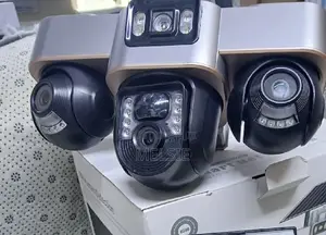 4g Triple Lens Solar PTZ Camera Rotatable With App ,Solar Security