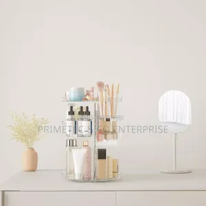 High End Luxury Women's Rotating Makeup Organizer.