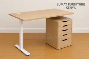 Modern Office Table With Chest of Drawers
