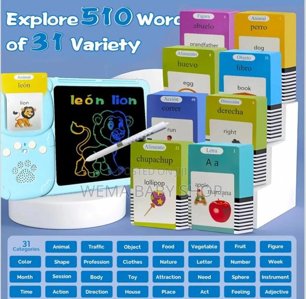 Kids Card Reader With a Writing LCD Pad - thumbnail 7