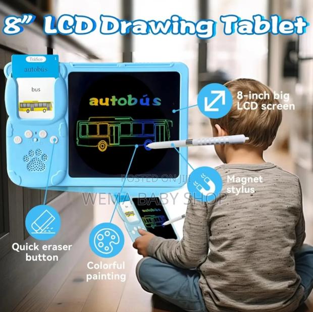Kids Card Reader With a Writing LCD Pad - thumbnail 8