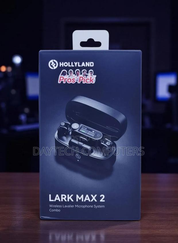The Hollyland Lark Max 2 Wireless Lavalier Microphone System Combo. - main view