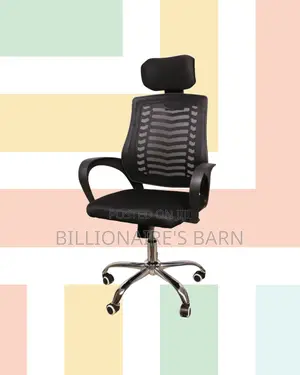 Space-Saving Castors Mesh Chair | Comfort Meets Style