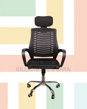 Space-Saving Castors Mesh Chair | Comfort Meets Style