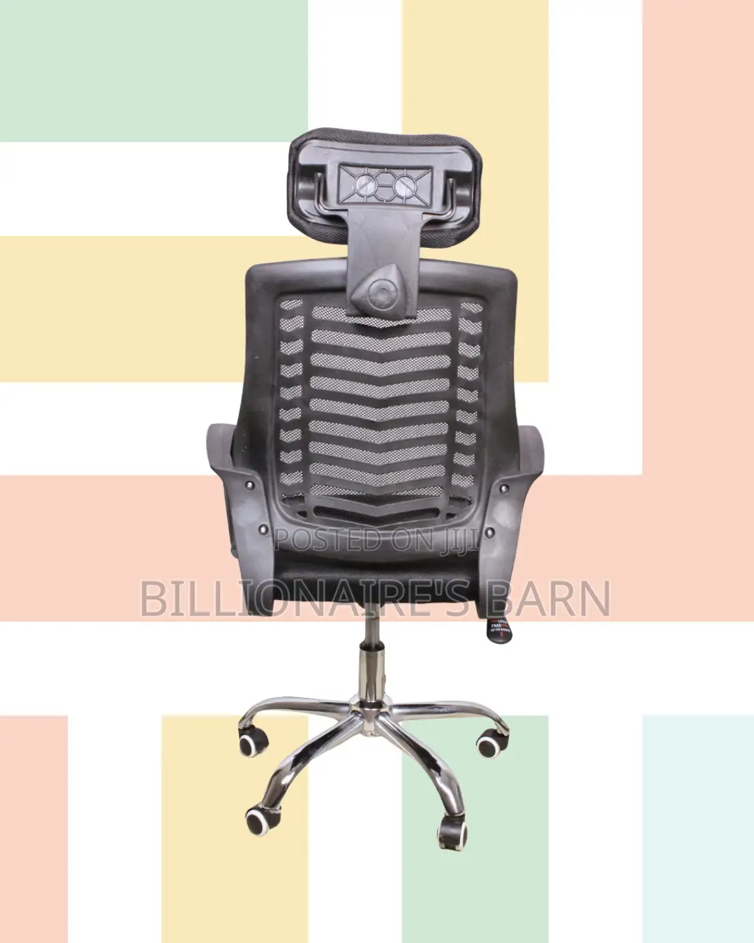 Space-Saving Castors Mesh Chair | Comfort Meets Style