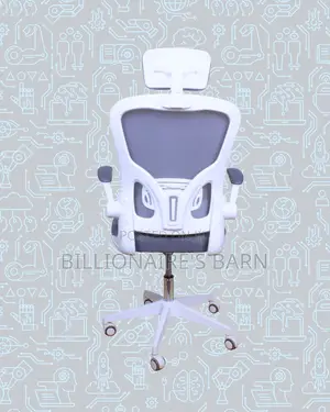 Breathable White Height Chair | | Same-Day Delivery Available