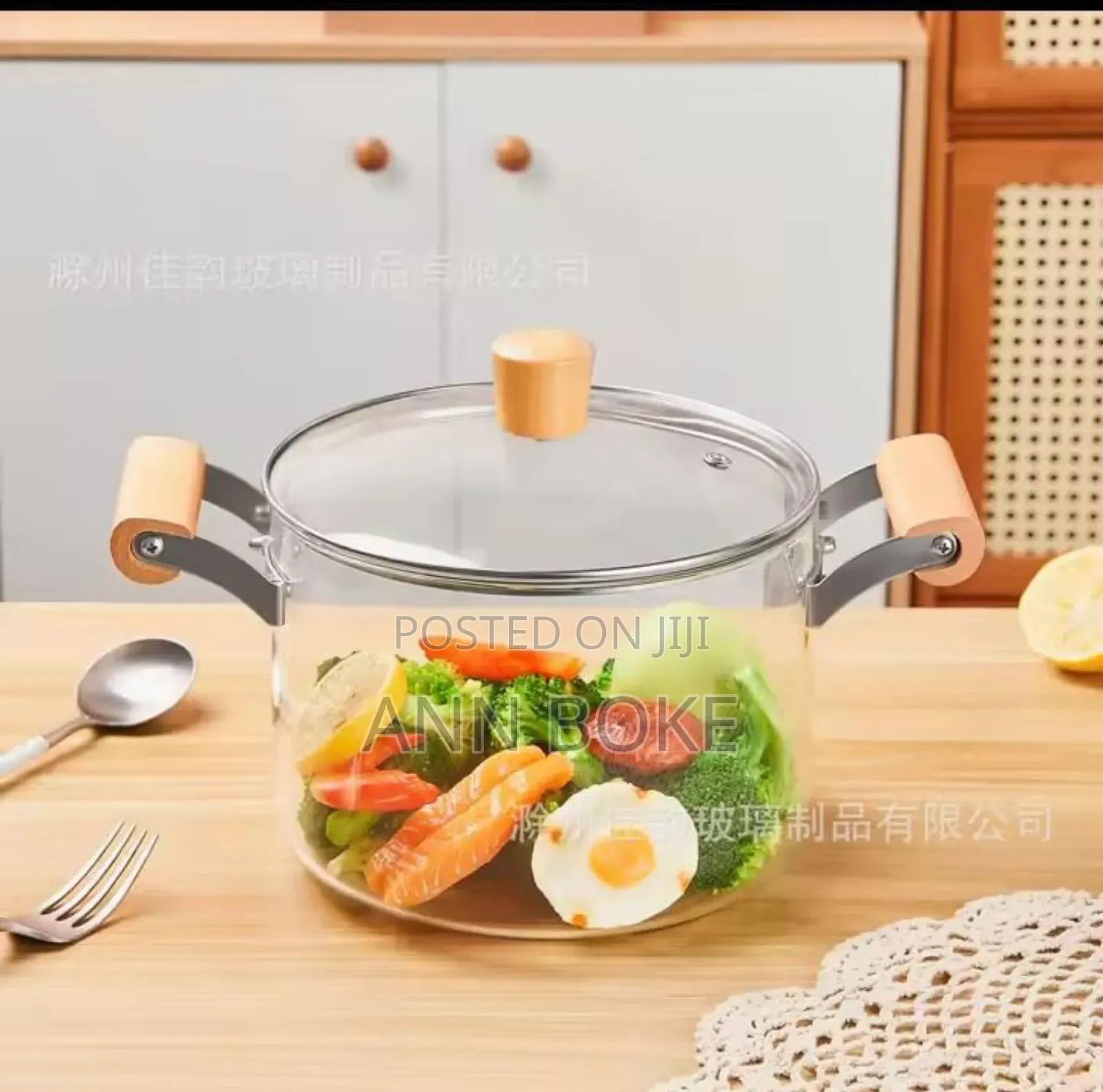 *Borosilicate Glass Cooking Pot*