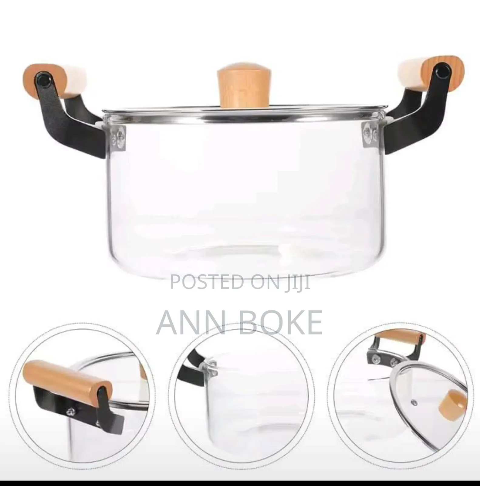 *Borosilicate Glass Cooking Pot*