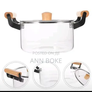 *Borosilicate Glass Cooking Pot*