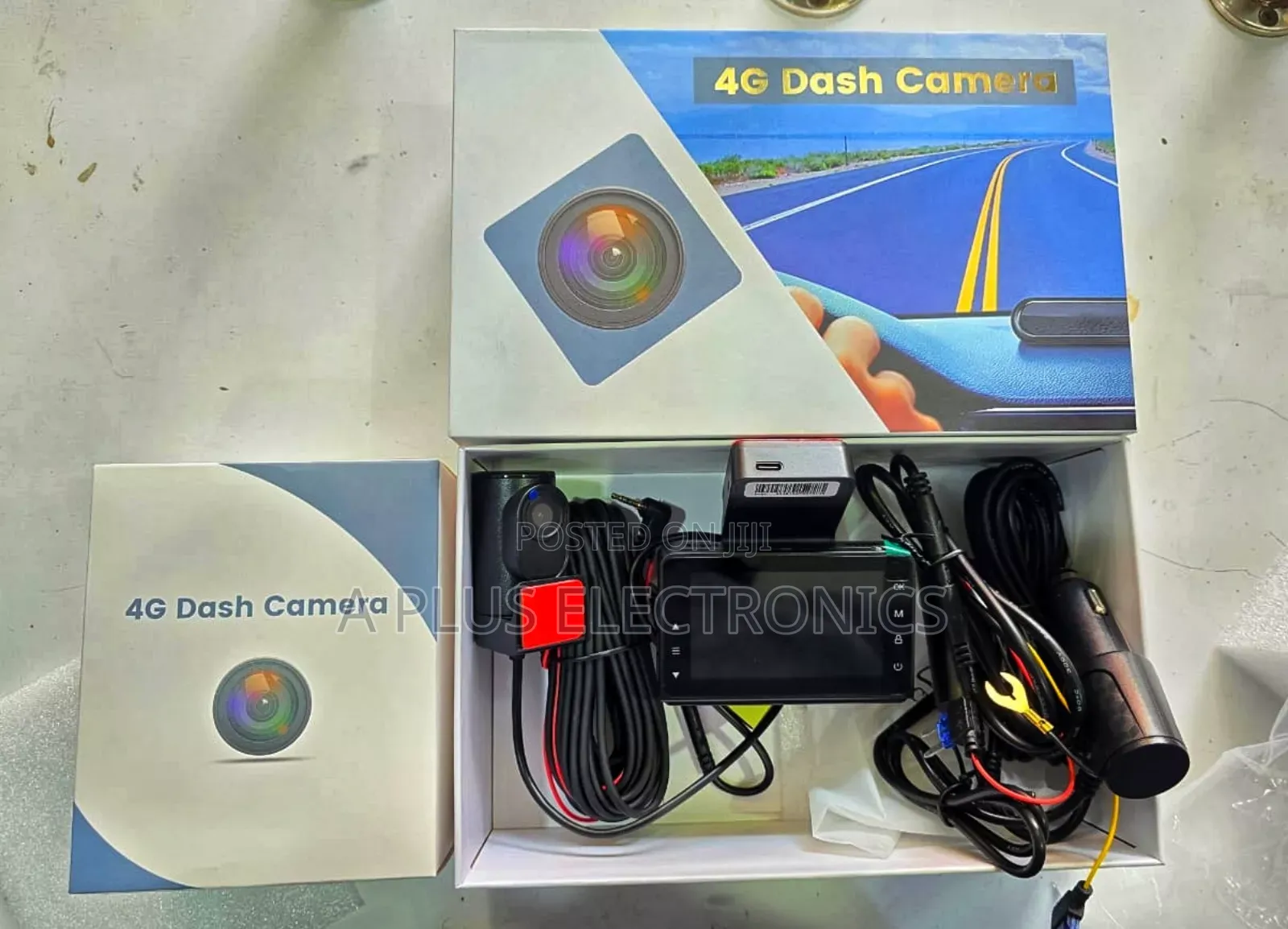 P83 4g (Uses Simcard) Dash Camera(With 2 Cameras)