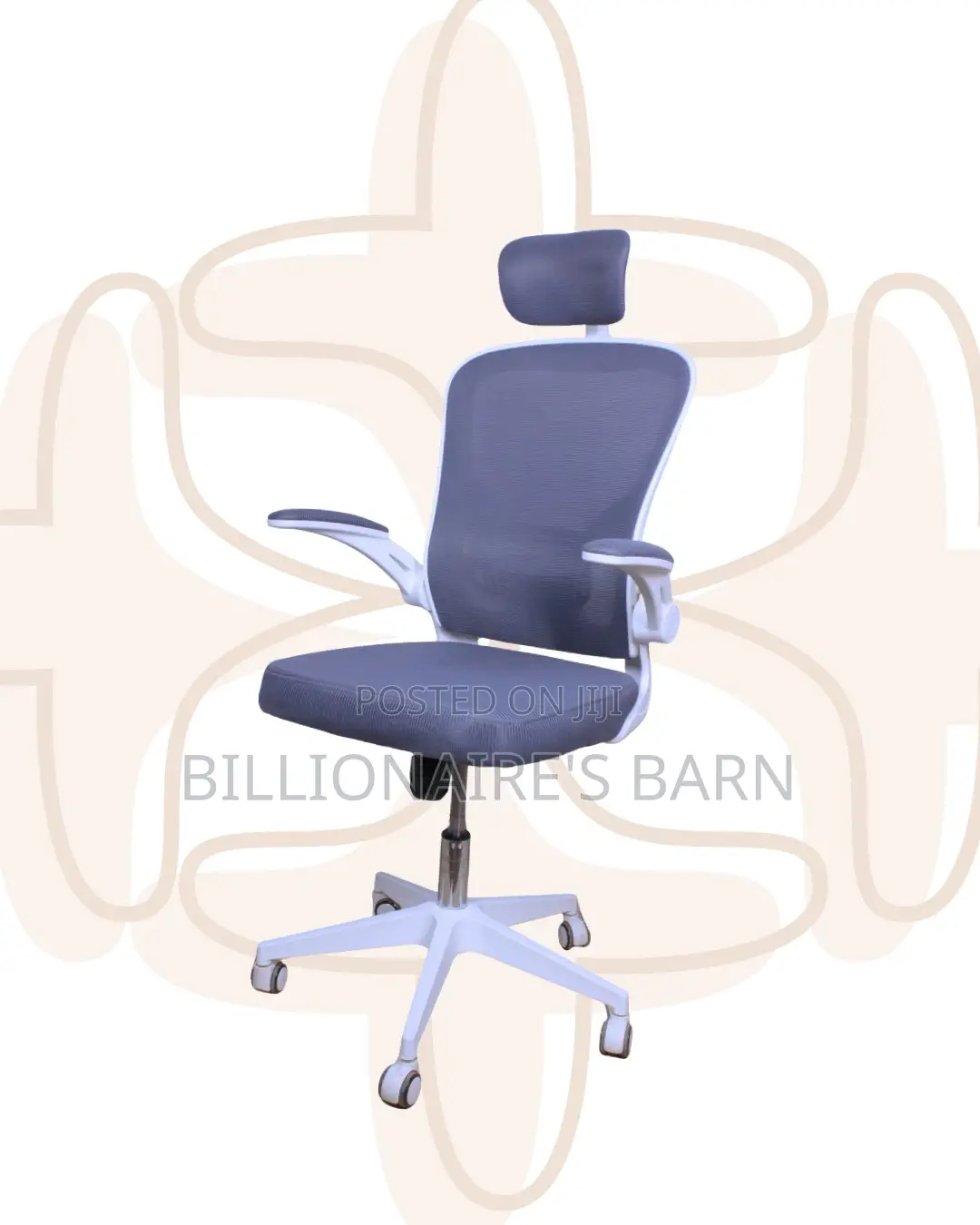 Ergonomic Quiet-Roll Chair for Office Back | Nairobi Delivery