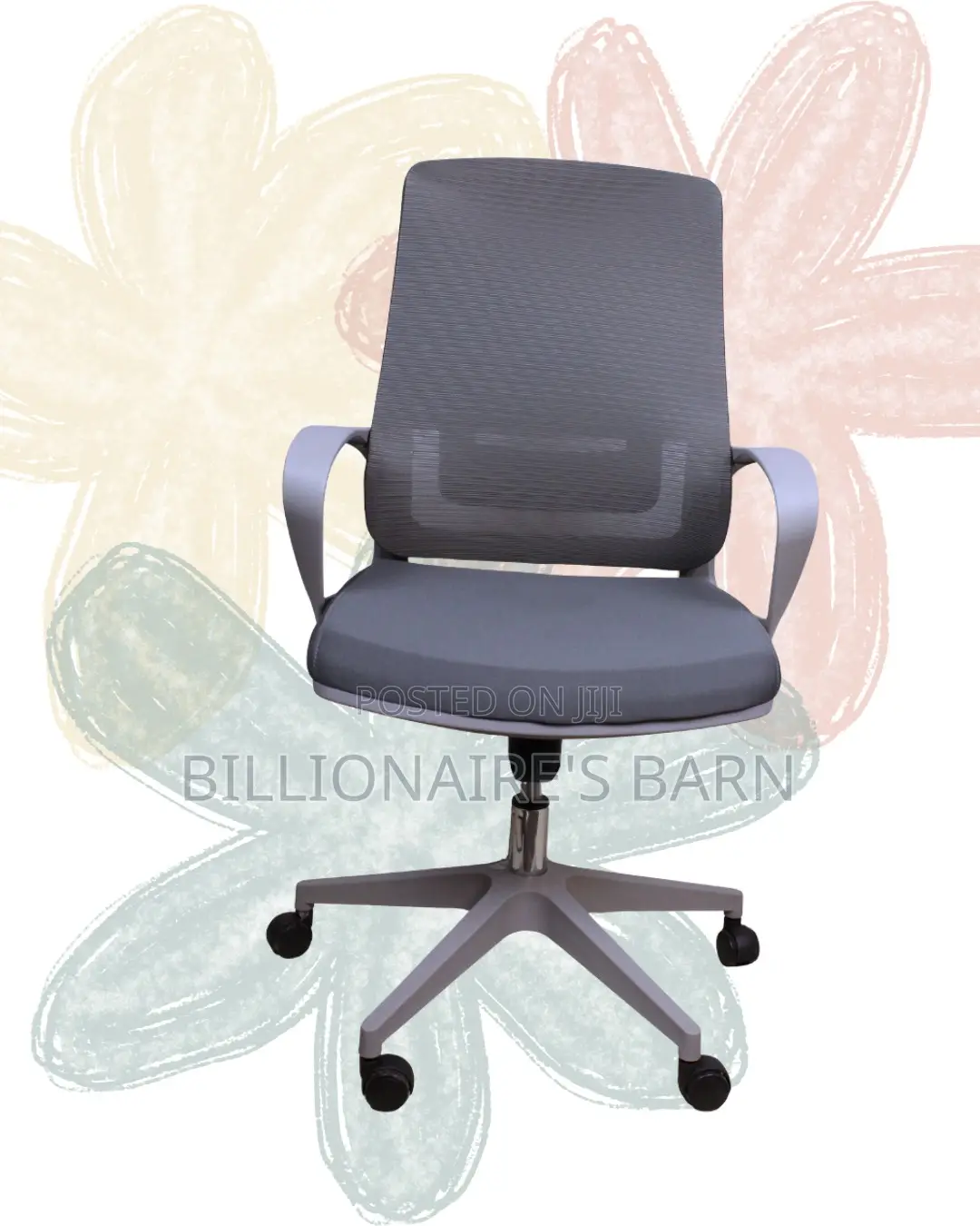 Modern Stock Chair Mesh Grey | Perfect for Home Office