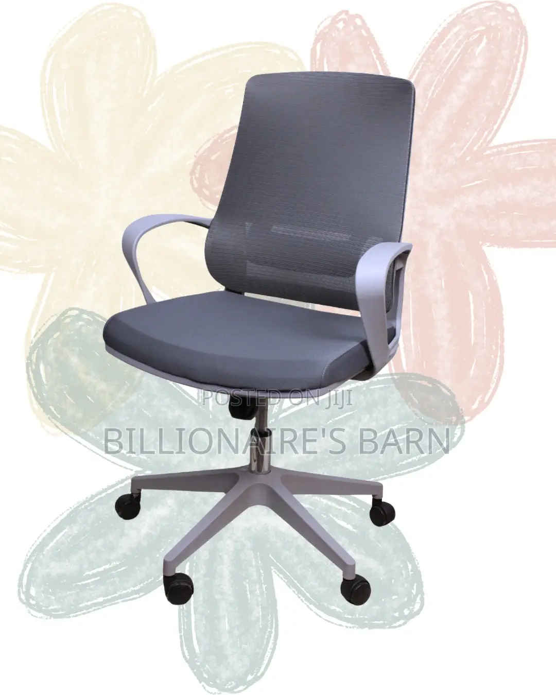 Modern Stock Chair Mesh Grey | Perfect for Home Office